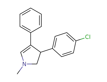 3-(4-chlorophenyl)-2,3-dihydro-1-methyl-4-phenyl-1H-pyrrole