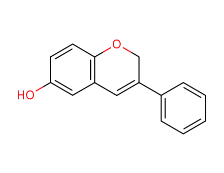 Molecular Structure of 88039-99-0 (2H-1-Benzopyran-6-ol, 3-phenyl-)