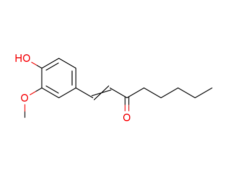 1-Octen-3-one,1-(4-hydroxy-3-methoxyphenyl)- 