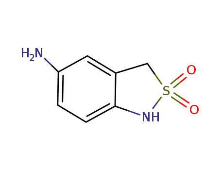 Molecular Structure of 496055-43-7 (1,3-dihydro-2,1-benzisothiazol-5-amine 2,2-dioxide)