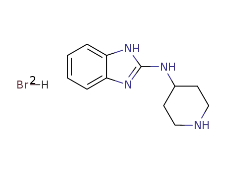 Molecular Structure of 75970-47-7 ((1H-Benzimidazol-2-yl)-piperidin-4-yl-amine 2HBr)