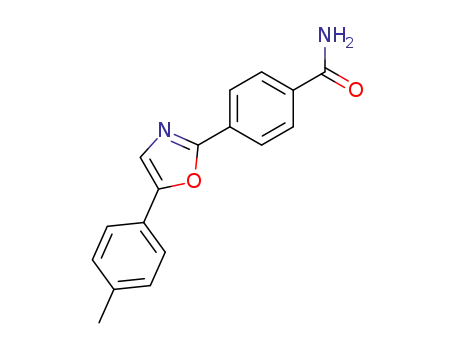 Molecular Structure of 108783-86-4 (Benzamide, 4-[5-(4-methylphenyl)-2-oxazolyl]-)
