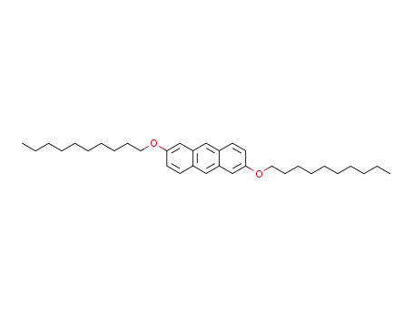 Molecular Structure of 105247-23-2 (Anthracene, 2,6-bis(decyloxy)-)