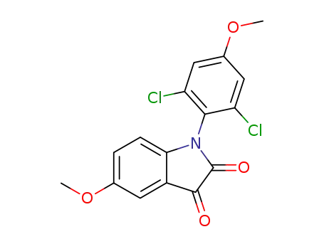 1,3-dihydro-N-[(2,6-dichloro-4-methoxy)phenyl]-5-methoxy-2H-indole-2,3-dione