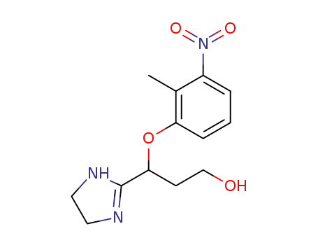 4,5-dihydro-2-[1-(2-methyl-3-nitrophenoxy)-3-hydroxypropyl]-1H-imidazole