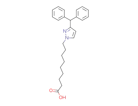 1H-Pyrazole-1-nonanoic acid, 3-(diphenylmethyl)-