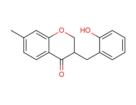 3-(2-Hydroxy-benzyl)-7-methyl-chroman-4-one
