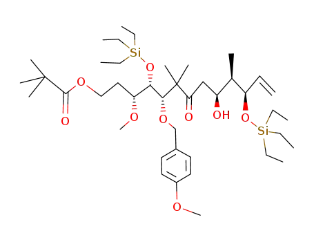 <3R,4S,5S,9S,10R,11R>-9-hydroxy-3-methoxy-5-<(p-methoxybenzyl)oxy>-6,6,10-trimethyl-7-oxo-4,11-bis(triethylsiloxy)-12-tridecenyl pivalate