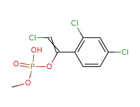 Phosphoric acid, mono[2-chloro-1-(2,4-dichlorophenyl)ethenyl]
monomethyl ester
