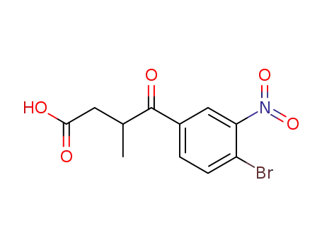 (+/-)-4-(4-bromo-3-nitrophenyl)-3-methyl-4-oxobutyric acid