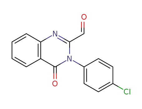 3-(4-chlorophenyl)-4-oxo-3,4-dihydroquinazoline-2-carbaldehyde