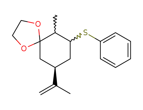(S)-9-Isopropenyl-6-methyl-7-phenylsulfanyl-1,4-dioxa-spiro[4.5]decane