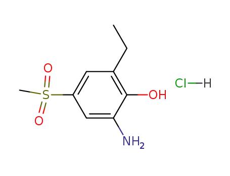 2-Amino-6-ethyl-4-methanesulfonyl-phenol; hydrochloride