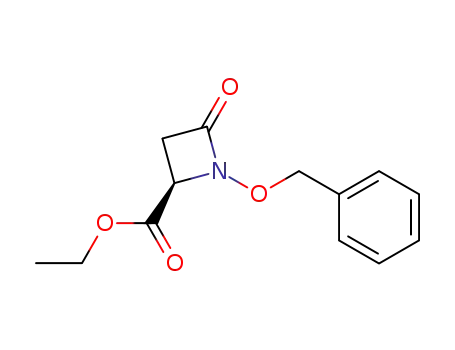2-Azetidinecarboxylic acid, 4-oxo-1-(phenylmethoxy)-, ethyl ester, (R)-