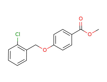 Molecular Structure of 128982-49-0 (Methyl 4-[(2-chlorobenzyl)oxy]benzoate)