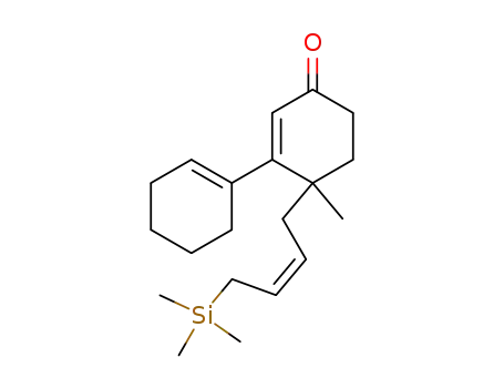 [Bi-1-cyclohexen-1-yl]-3-one, 6-methyl-6-[4-(trimethylsilyl)-2-butenyl]-,
(Z)-