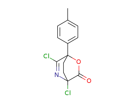 2-Oxa-5-azabicyclo[2.2.2]oct-5-en-3-one,
4,6-dichloro-1-(4-methylphenyl)-