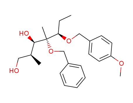 (2S,3R,4S,5R)-4-benzyloxy-2,4-dimethyl-5-(4-methoxybenzyloxy)-heptane-1,3-diol