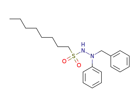 Molecular Structure of 1620205-87-9 (N'-benzyl-N'-phenyloctane-1-sulfonohydrazide)