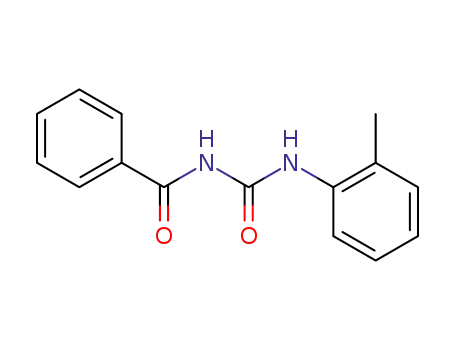 Molecular Structure of 113260-70-1 (Benzamide, N-[[(2-methylphenyl)amino]carbonyl]-)