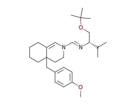 ((S)-1-tert-Butoxymethyl-2-methyl-propyl)-[1-[4a-(4-methoxy-benzyl)-4,4a,5,6,7,8-hexahydro-3H-isoquinolin-2-yl]-meth-(E)-ylidene]-amine