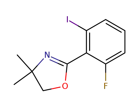 Oxazole, 2-(2-fluoro-6-iodophenyl)-4,5-dihydro-4,4-dimethyl-