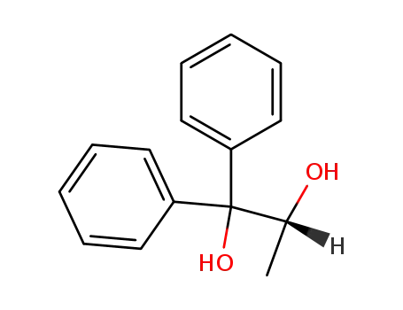 Molecular Structure of 126577-48-8 (S-1,1-Diphenyl-1,2-propanediol)