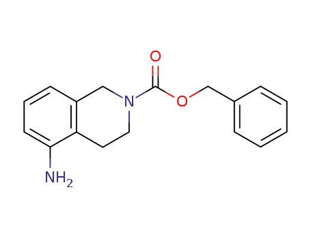 5-amino-3,4-dihydroisoquinoline-2(H)-carboxylic acid benzyl ester ester