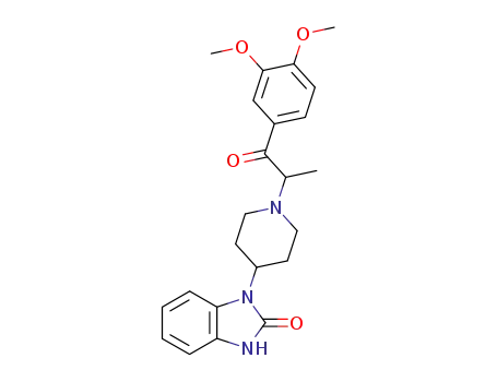 1-<2-oxo-2-(3,4-dimethoxyphenyl)-1-methylethyl>-4-(1,3-dihydro-2H-benzimidazol-2-one-1-yl)piperidine