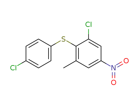 Benzene, 1-chloro-2-[(4-chlorophenyl)thio]-3-methyl-5-nitro-