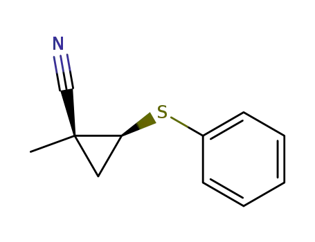 Z-1-cyano-1-methyl-2-(phenylthio)cyclopropane