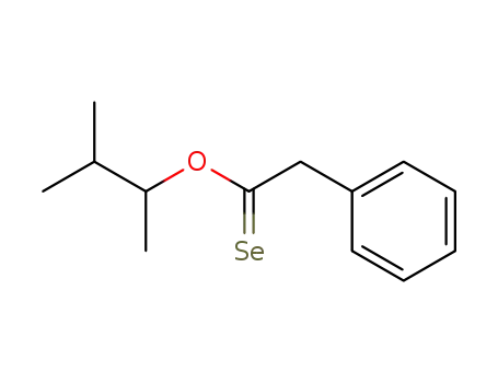 Molecular Structure of 128010-26-4 (O-(1,2-Dimethylpropyl) α-phenylselenoacetate)