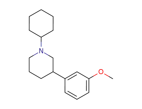 N-cyclohexyl-3-(3-methoxyphenyl)piperidine