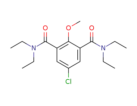 N,N-diethyl-2-methoxy-3-(diethylcarbamoyl)-5-chlorobenzamide