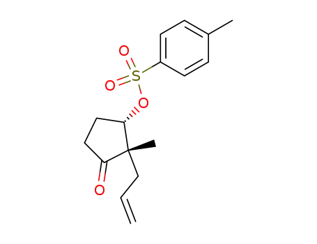 Toluene-4-sulfonic acid (1S,2S)-2-allyl-2-methyl-3-oxo-cyclopentyl ester