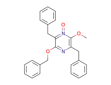 3,6-dibenzyl-2-benzyloxy-5-methoxypyrazine 4-oxide