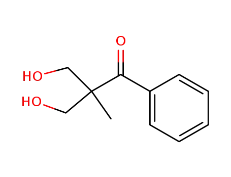 Molecular Structure of 15121-81-0 (3-hydroxy-2-(hydroxymethyl)-2-methyl-1-phenylpropan-1-one)