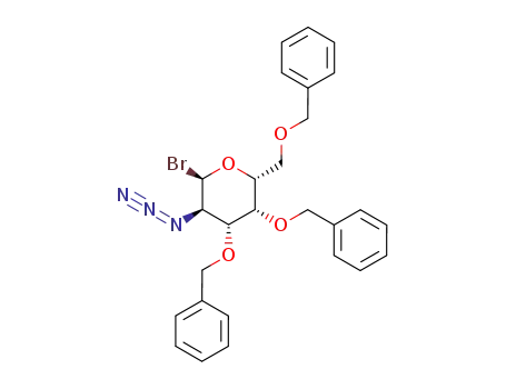 2-azido-3,4,6-tri-O-benzyl-2-deoxy-α-D-galactopyranosyl bromide