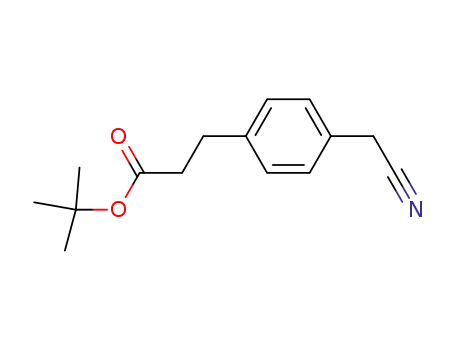 Benzenepropanoic acid, 4-(cyanomethyl)-, 1,1-dimethylethyl ester