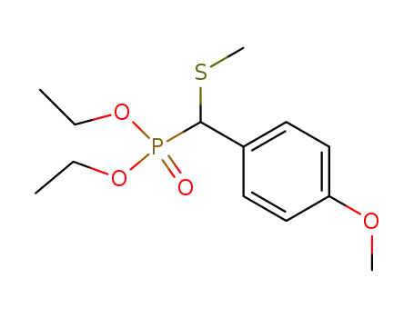 diethyl 4-methoxyphenyl(methylthio)methylphosphonate