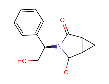4-Hydroxy-3-((R)-2-hydroxy-1-phenyl-ethyl)-3-aza-bicyclo[3.1.0]hexan-2-one