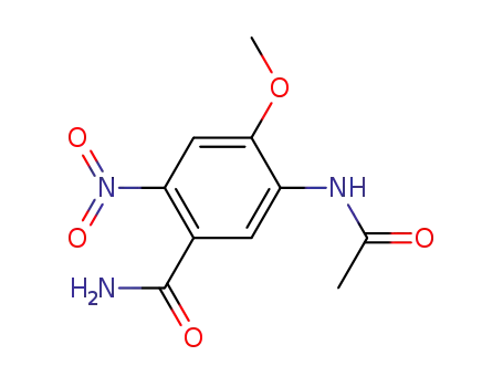 5-Acetamido-4-methoxy-2-nitrobenzamide