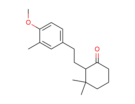 2-(4-methoxy-3-methylphenylethyl)-3,3-dimethylcyclohexan-1-one