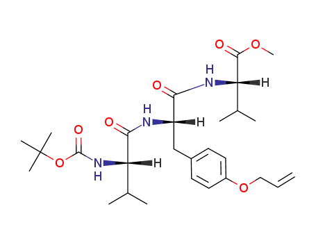 N-(tert-butoxycarbonyl)-L-valyl-O'-(prop-2-enyl)-L-tyrosyl-L-valine methyl ester