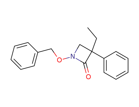 2-Azetidinone, 3-ethyl-3-phenyl-1-(phenylmethoxy)-