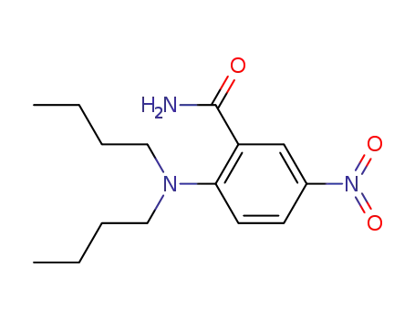 2-Dibutylamino-5-nitro-benzamide