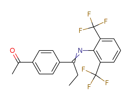 1-<2,6-bis(trifluoromethyl)-phenylimino>-1-(4-acetylphenyl)propane