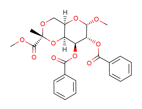 methyl 2,3-di-O-benzoyl-4,6-O-<(R)-1-methoxycarbonylethylidene>-1-thio-α-D-galactopyranoside