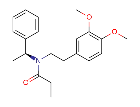 Propanamide, N-[2-(3,4-dimethoxyphenyl)ethyl]-N-(1-phenylethyl)-, (S)-