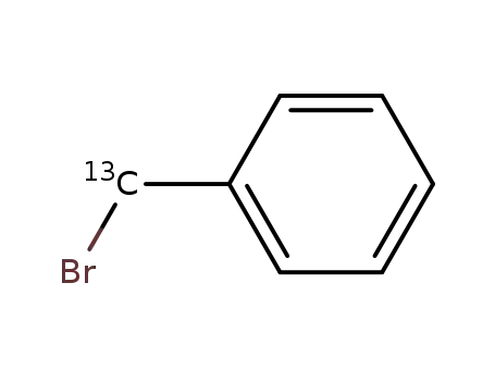 Molecular Structure of 69838-86-4 (BENZYL-ALPHA-13C BROMIDE)